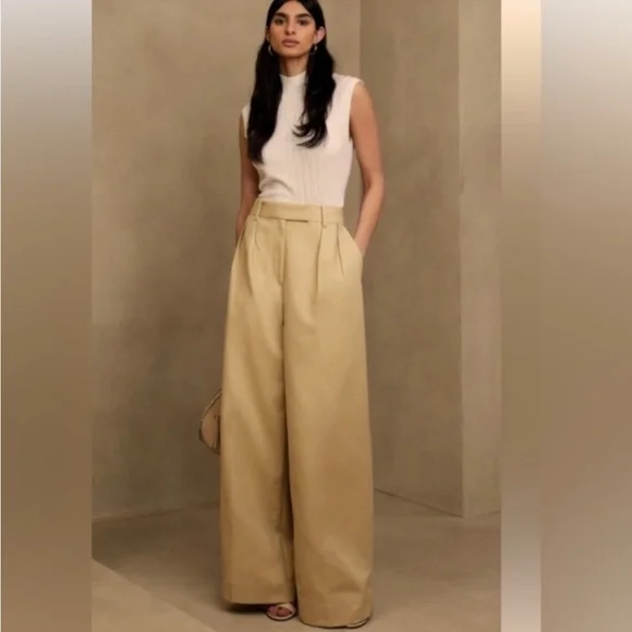Banana Republic Cruise Wide Leg Pants - Picture 1 of 8